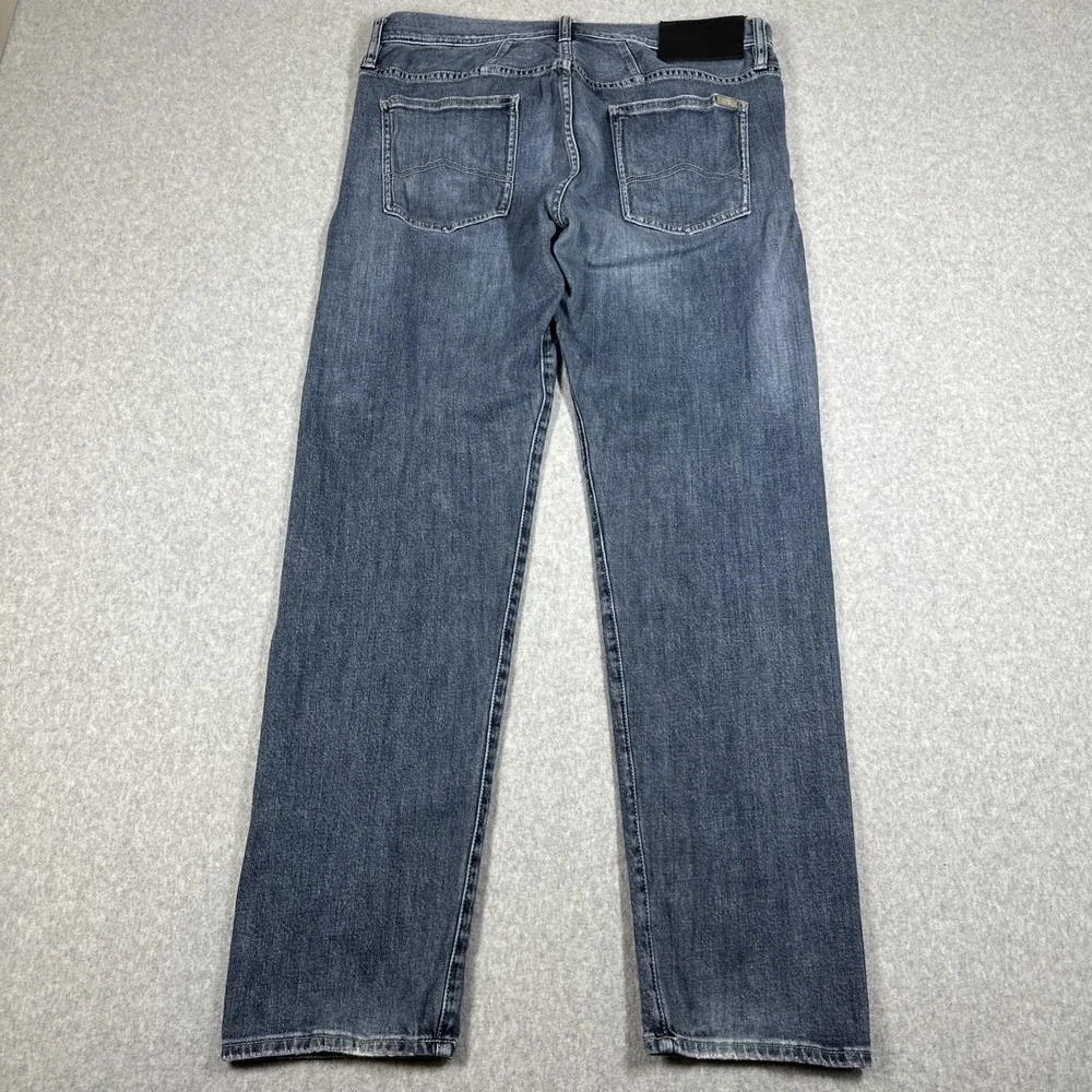 Armani Exchange AX Straight Leg Men's Jeans 34R(34x32) Medium Wash Fade Preppy